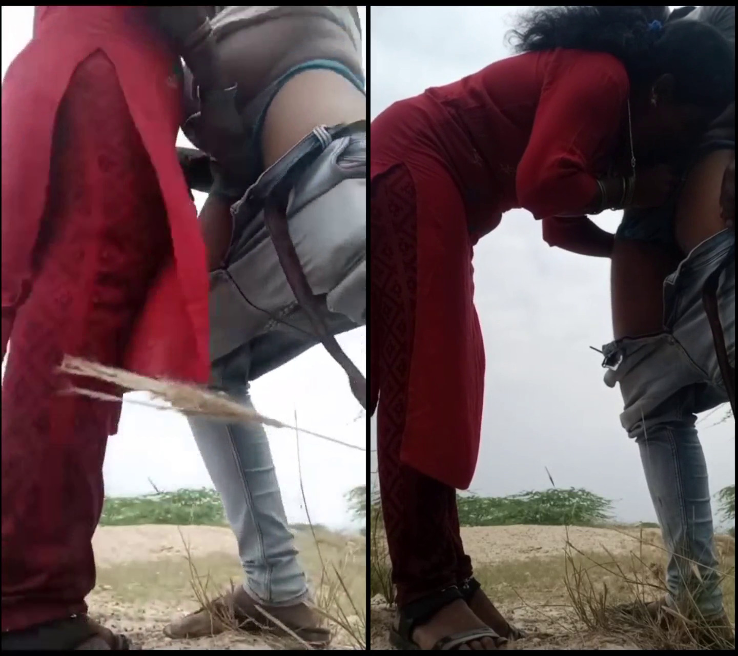 South Indian village aunty sucking the dick in outdoor